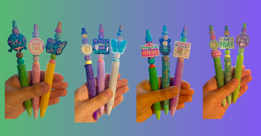 Beaded Pens! Please put in note at checkout which one you want.