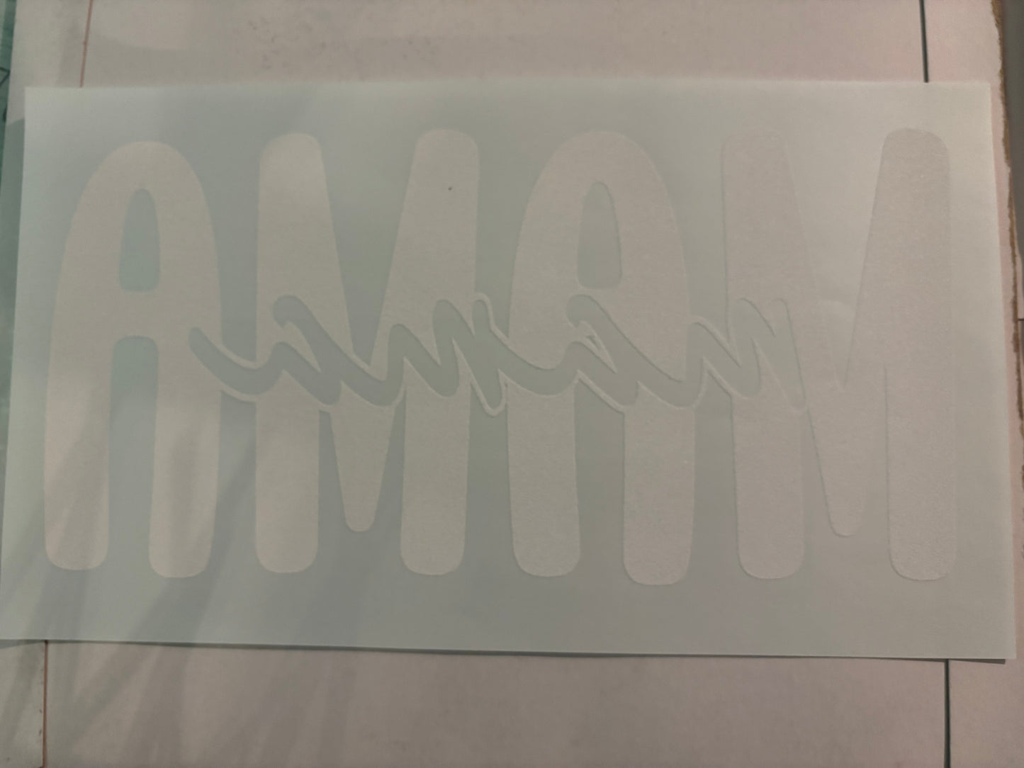 Tee Shirt Decal