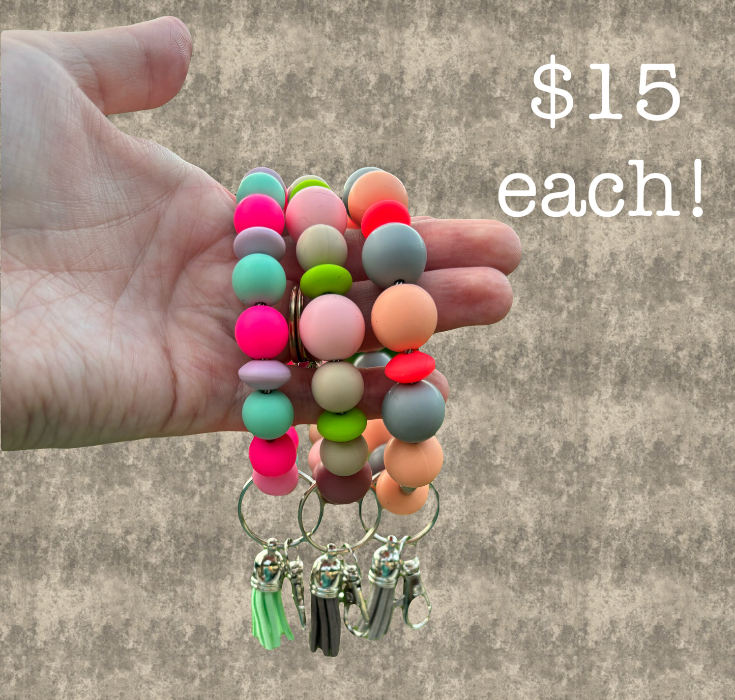 Handmade Wristlets! Please put in notes at check out which one you would like.