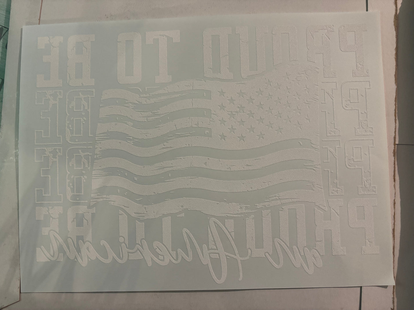 Tee Shirt Decal